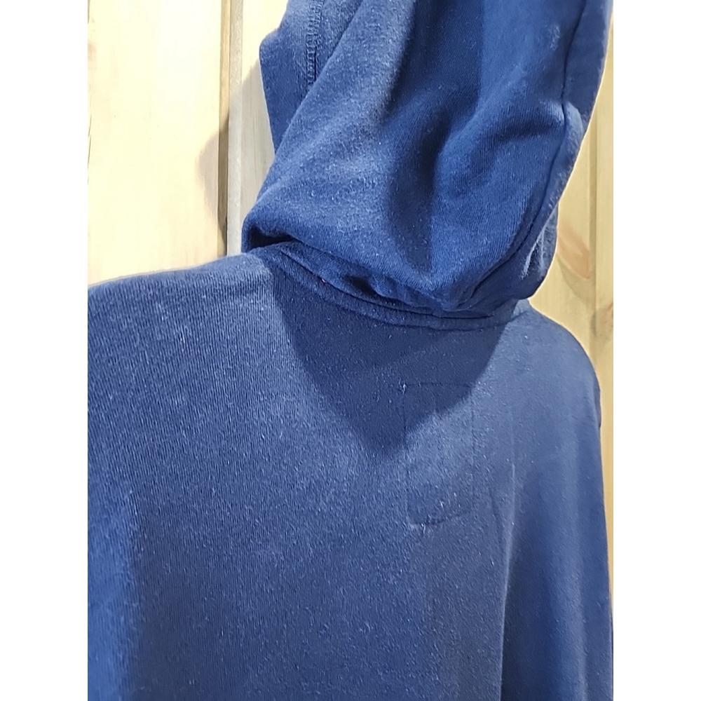 Aeropostale Zip Hoodie Womens Large Navy Pink 90s Y2K - Picture 10 of 16